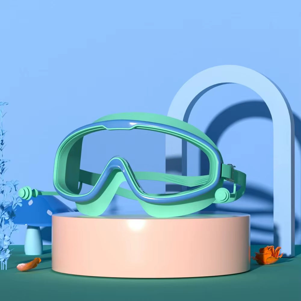 Kids Swim Goggles – Anti-Fog, No-Leak, Clear Wide Vision for 3–15 Years Old