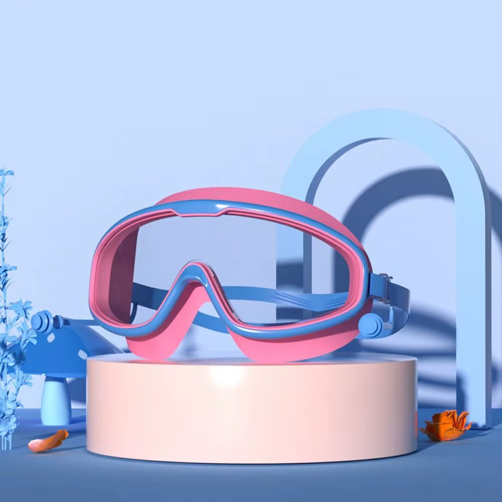 Kids Swim Goggles – Anti-Fog, No-Leak, Clear Wide Vision for 3–15 Years Old
