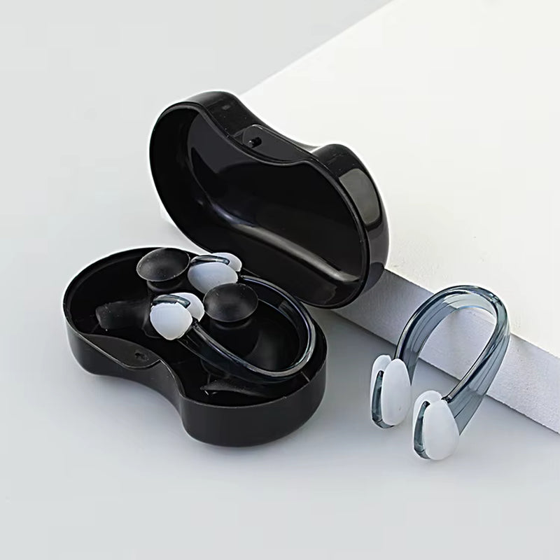 Swimming Nose Clip & Earplug Set – Eco-Friendly for Kids & Adults