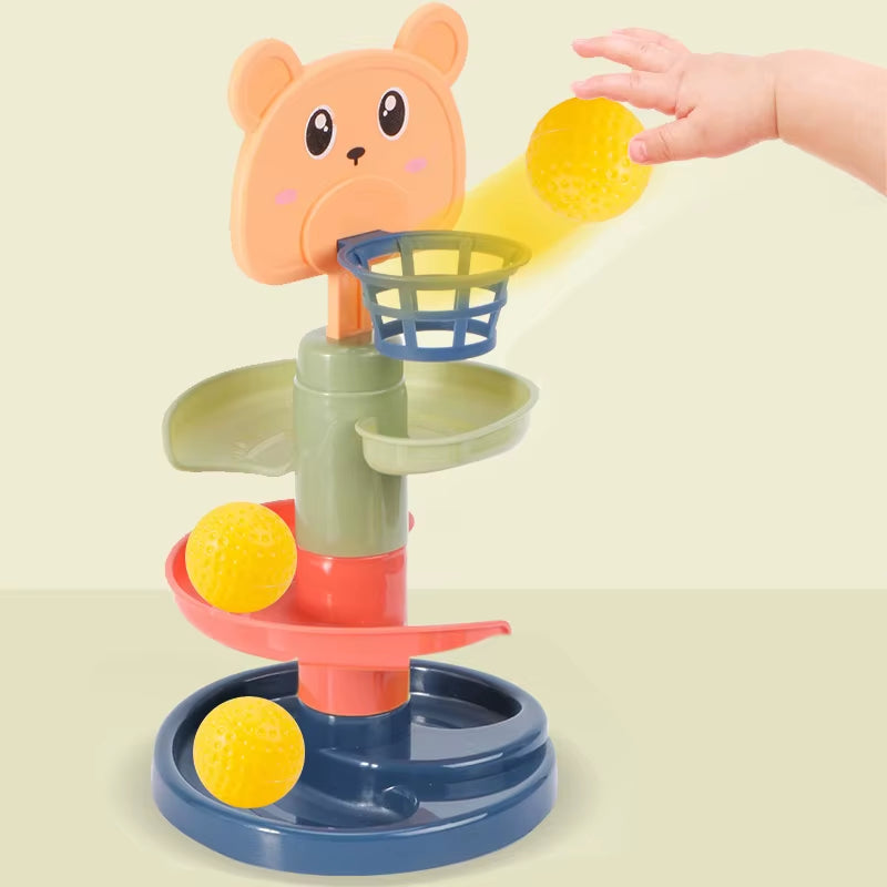 Montessori Rolling Ball Toy – Educational Toy for Babies