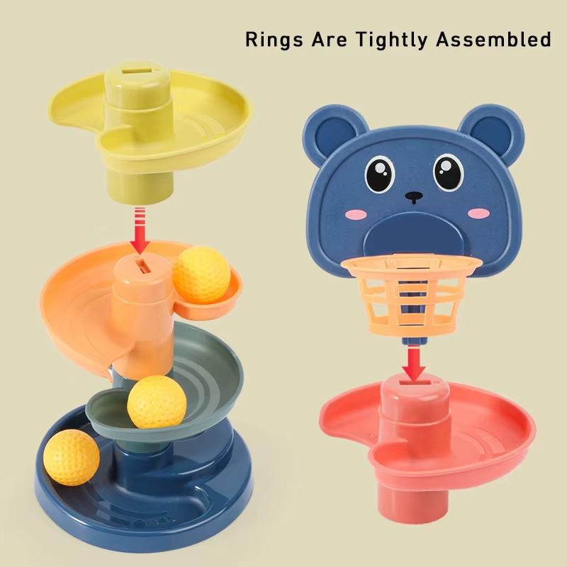 Montessori Rolling Ball Toy – Educational Toy for Babies