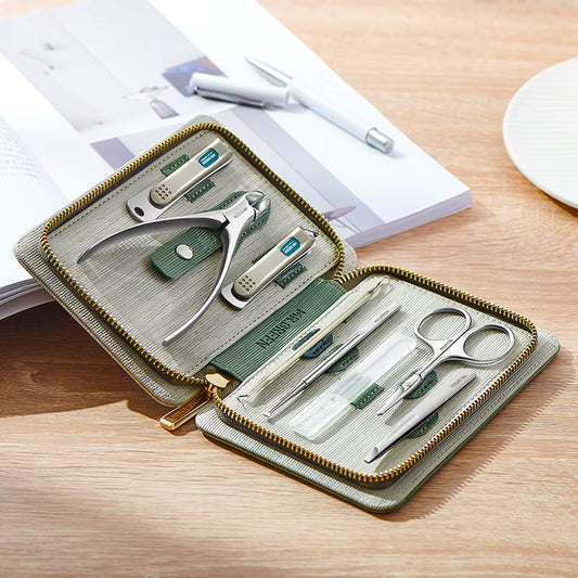 Manicure Set Pedicure Sets Nail Clipper Stainless Steel Professional Nail Cutter Tools with Travel Case Kit