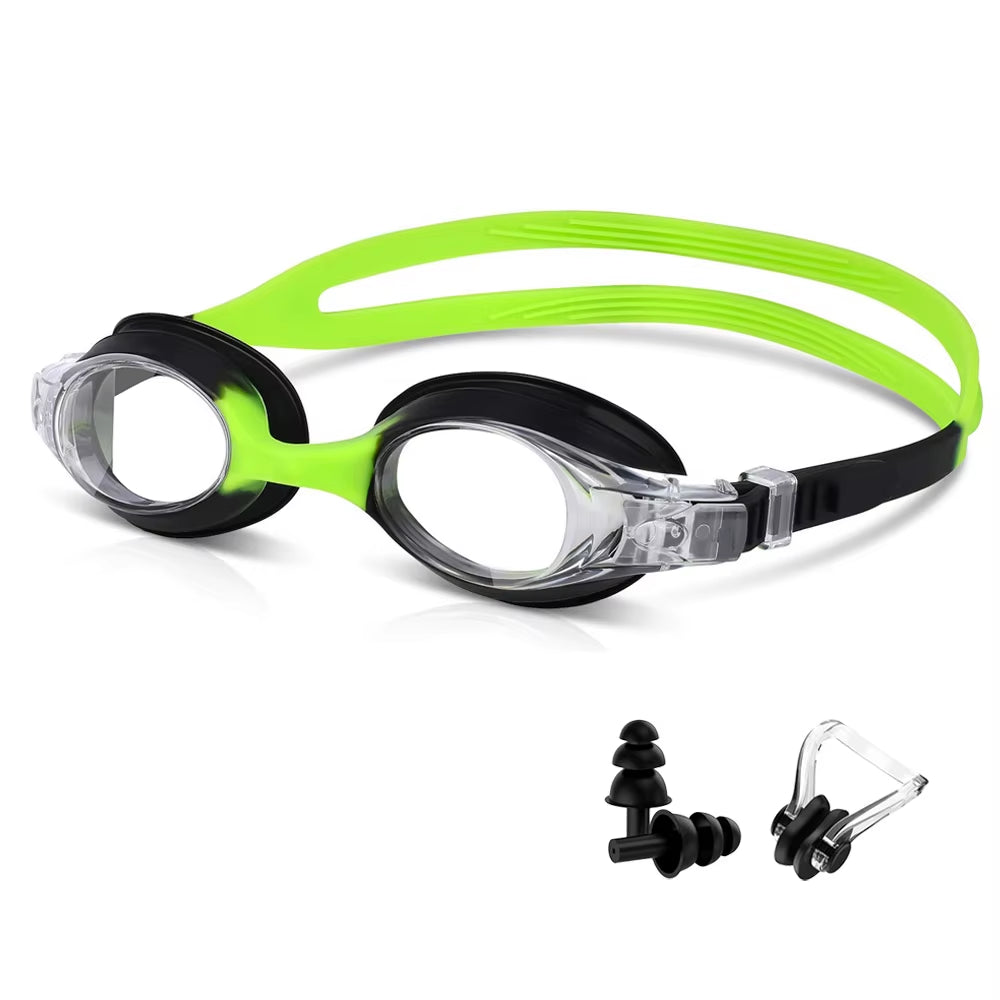 Kids Swimming Goggles with Adjustable Strap (Ages 3–14)
