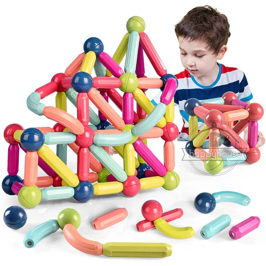 Magnetic Building Blocks Set – Educational STEM Toy for Kids