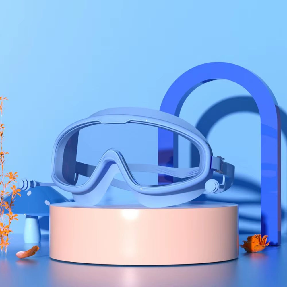 Kids Swim Goggles – Anti-Fog, No-Leak, Clear Wide Vision for 3–15 Years Old