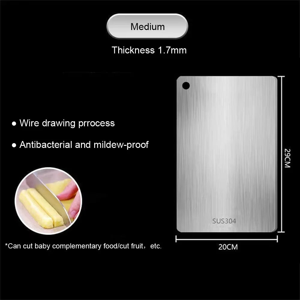 Multi-Purpose Steel Cutting & Dough Kneading Board – Hygienic & Durable