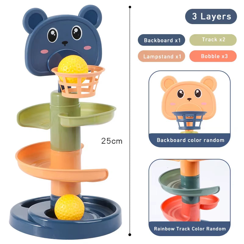 Montessori Rolling Ball Toy – Educational Toy for Babies